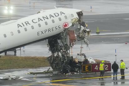 Cuatro heridos permanecen hospitalizados tras accidente en LaGuardia