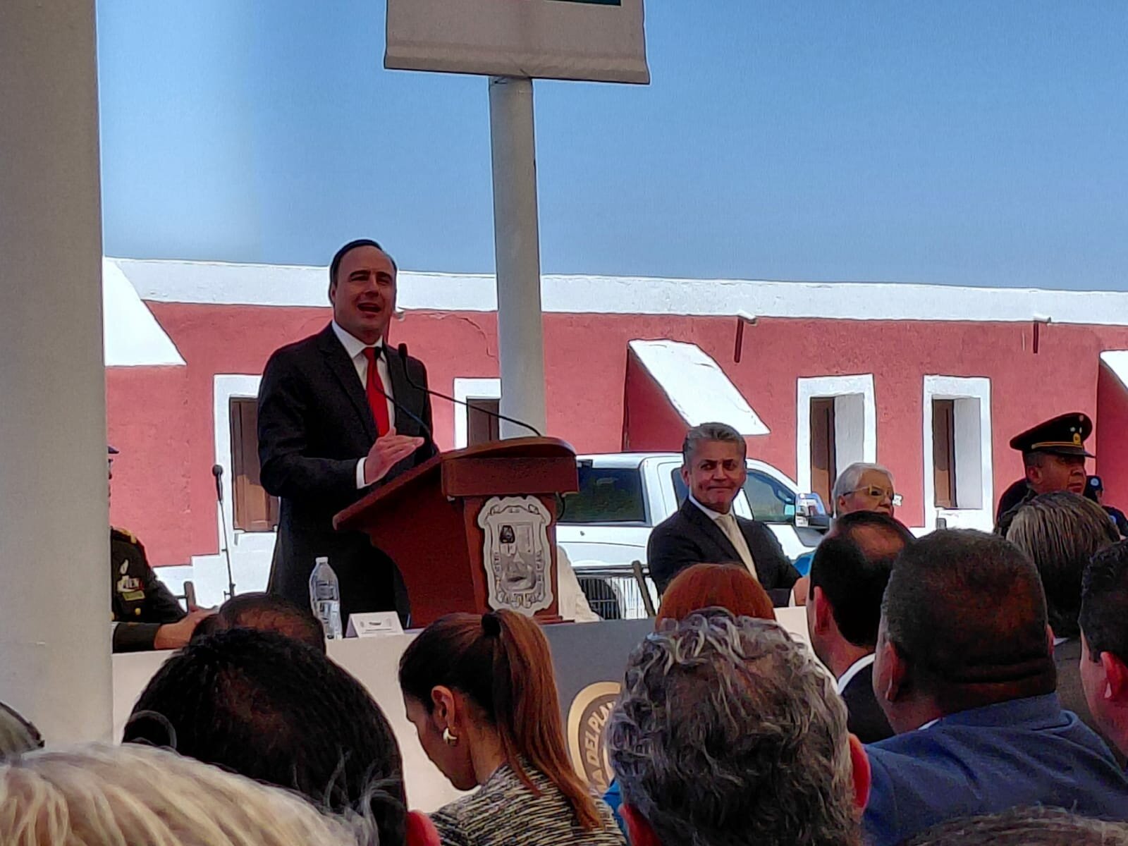 Coahuila: Preside Manolo Jiménez la ceremonia con la que se conmemoró el 113 aniversario de la firma del Plan de Guadalupe.