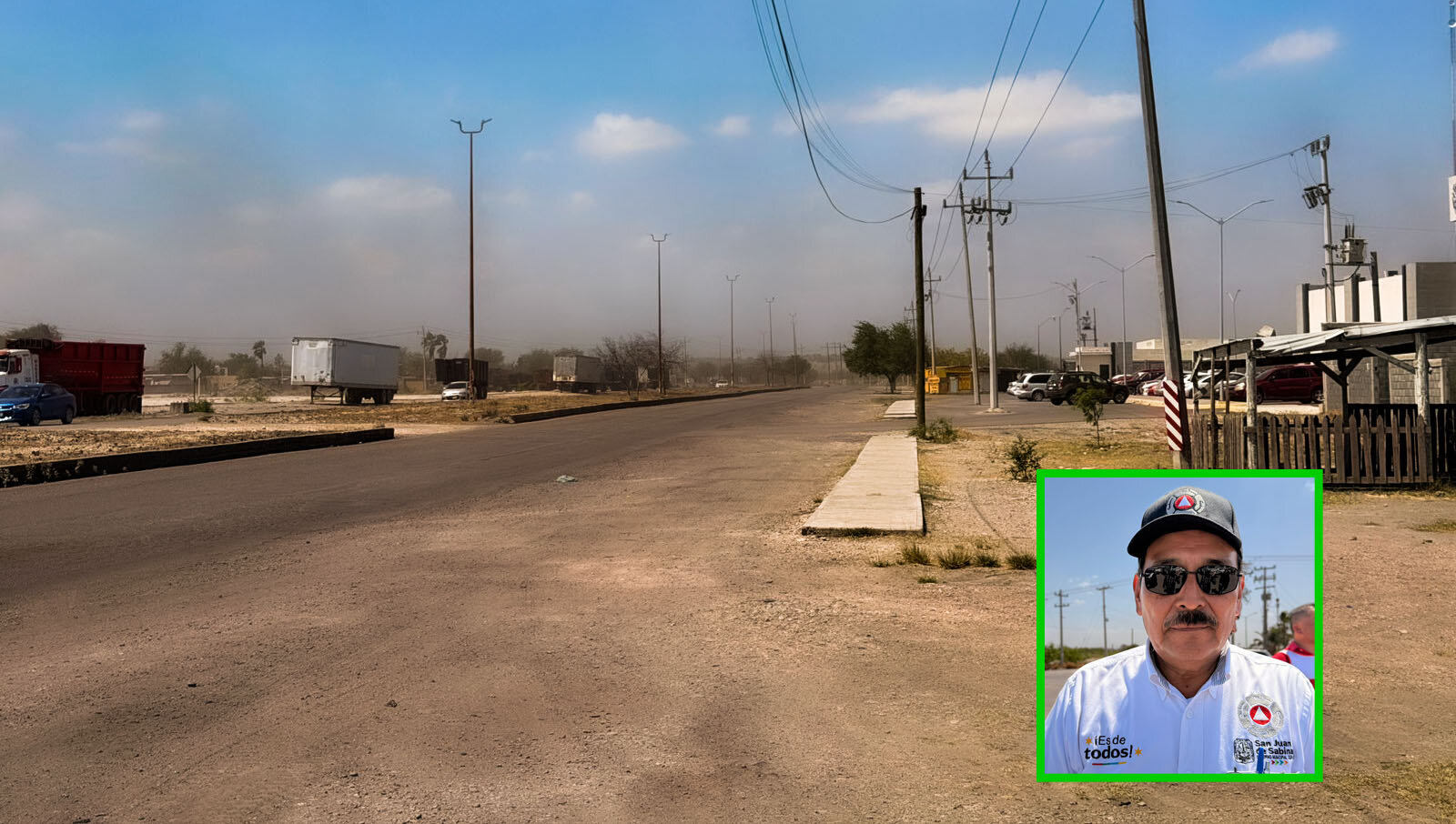 Fuertes vientos tipo Sahara generan polvo y baja visibilidad Coahuila