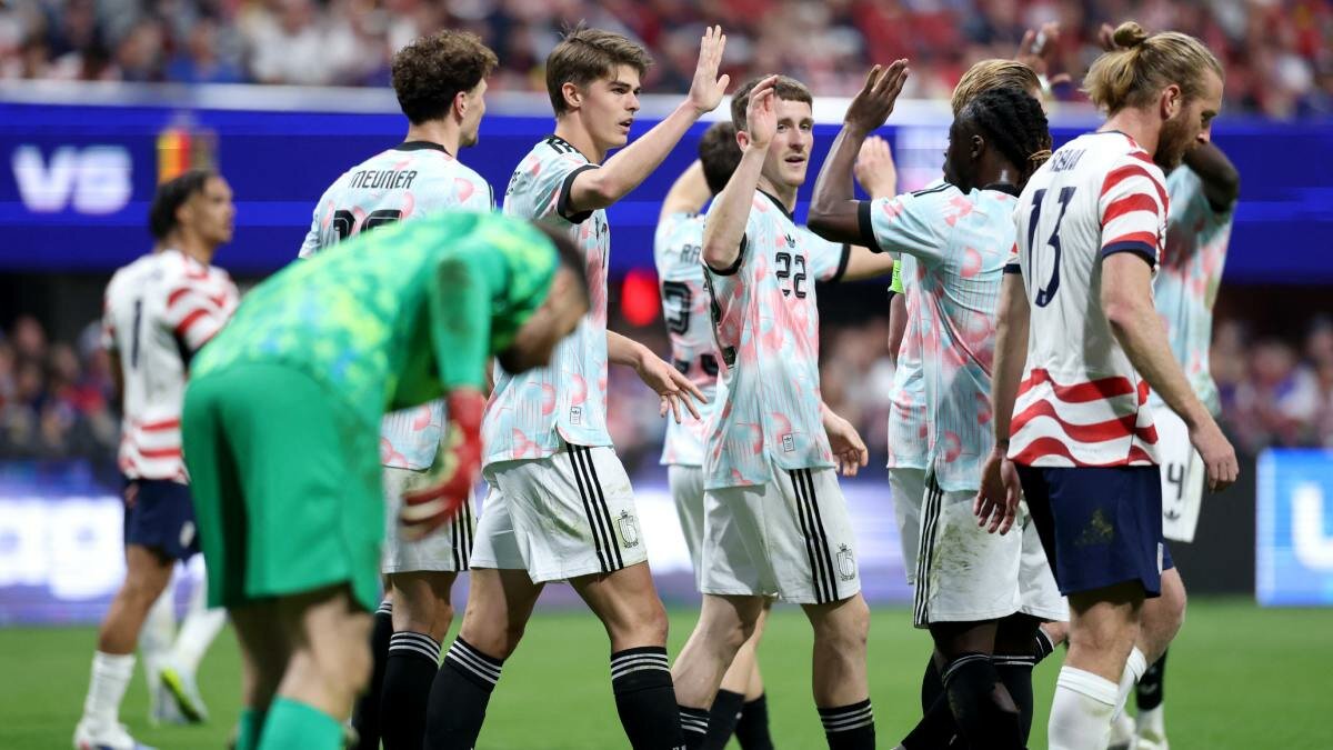  Bélgica despliega su poder ofensivo en contundente victoria ante Estados Unidos