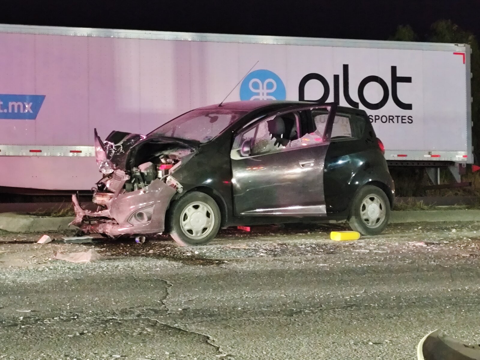 accidente : El percance ocurrió a la altura del sector Río Escondido.