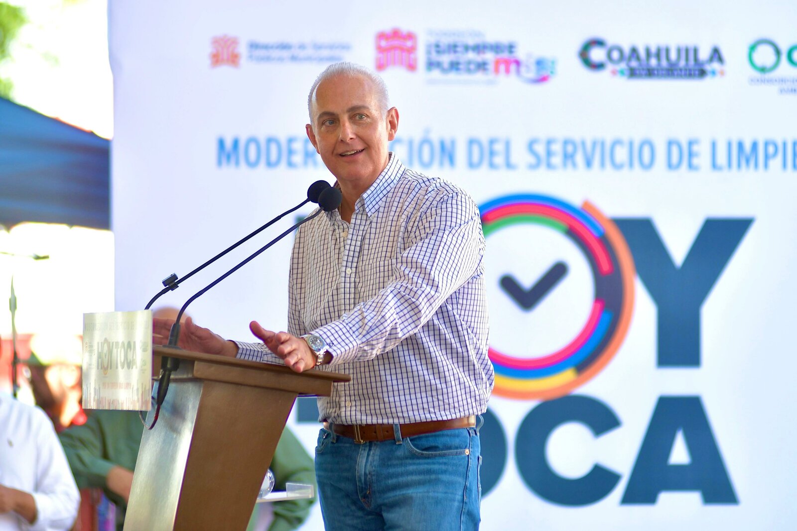 Román Alberto Cepeda arranca sistema de modernización del servicio de limpieza 'Hoy Toca' por un Torreón más limpio