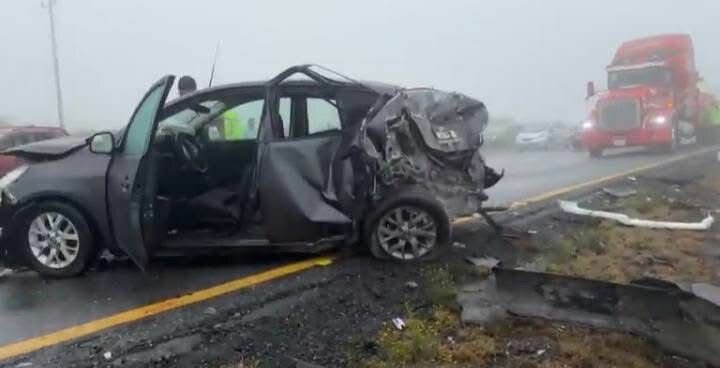 Seguridad  Accidente: Al menos seis percances dejan heridos graves y cierre total de la vía