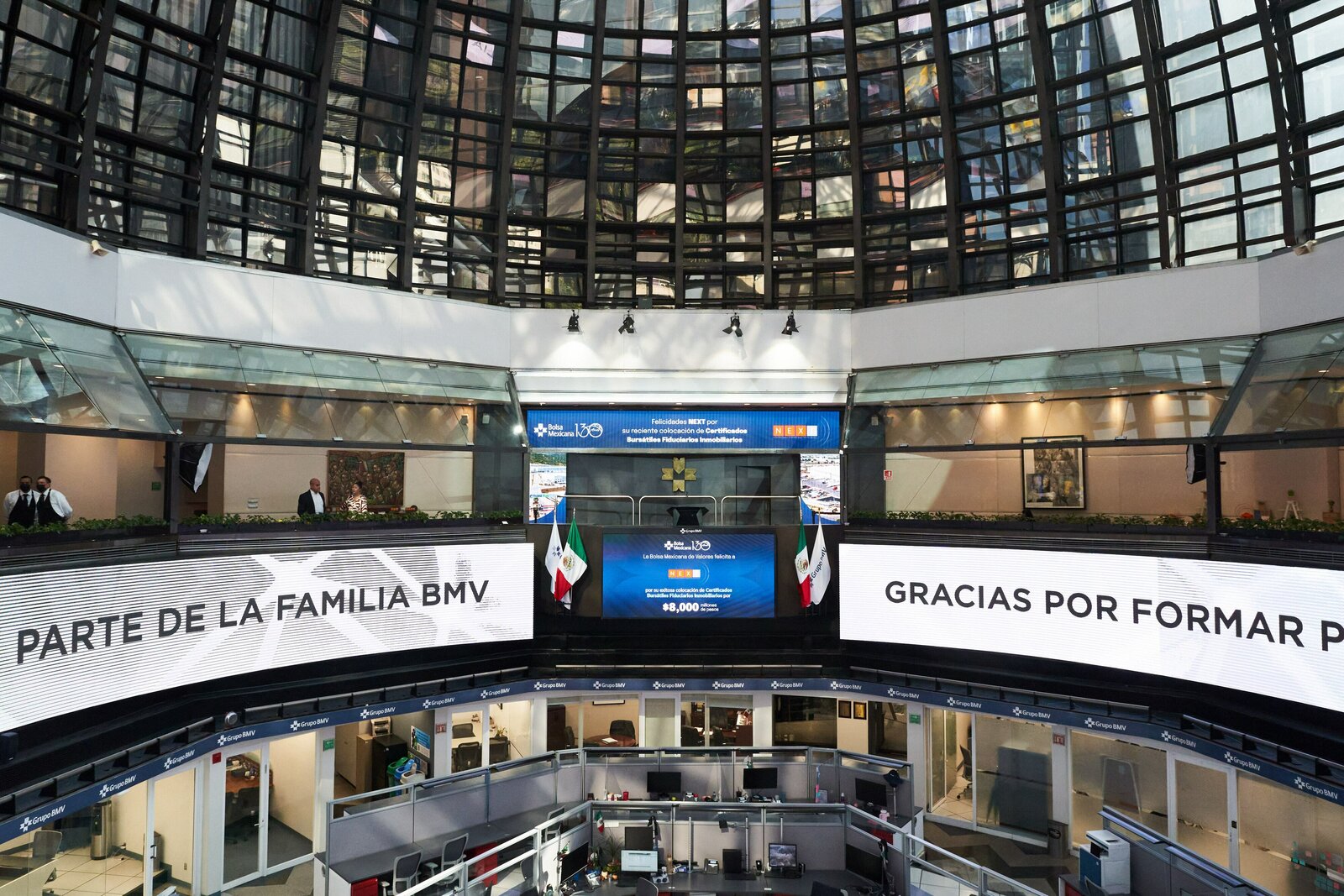 Bolsa Mexicana registra fuertes alzas tras alto el fuego entre EU e Irán