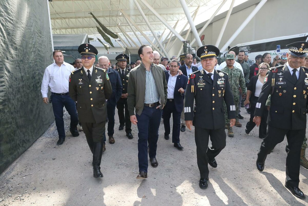 Manolo Jiménez inaugura junto al ejército "La Gran Fuerza de México"