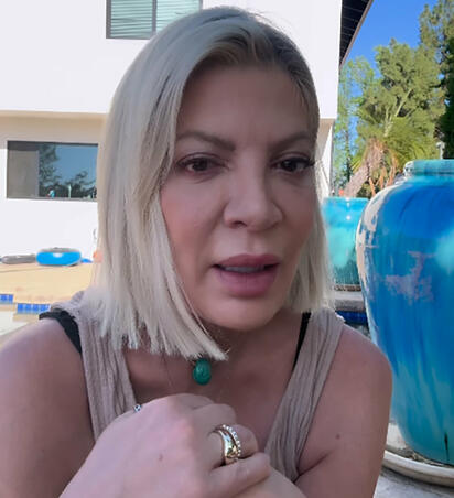Tori Spelling se pronuncia tras accidente vial con sus hijos