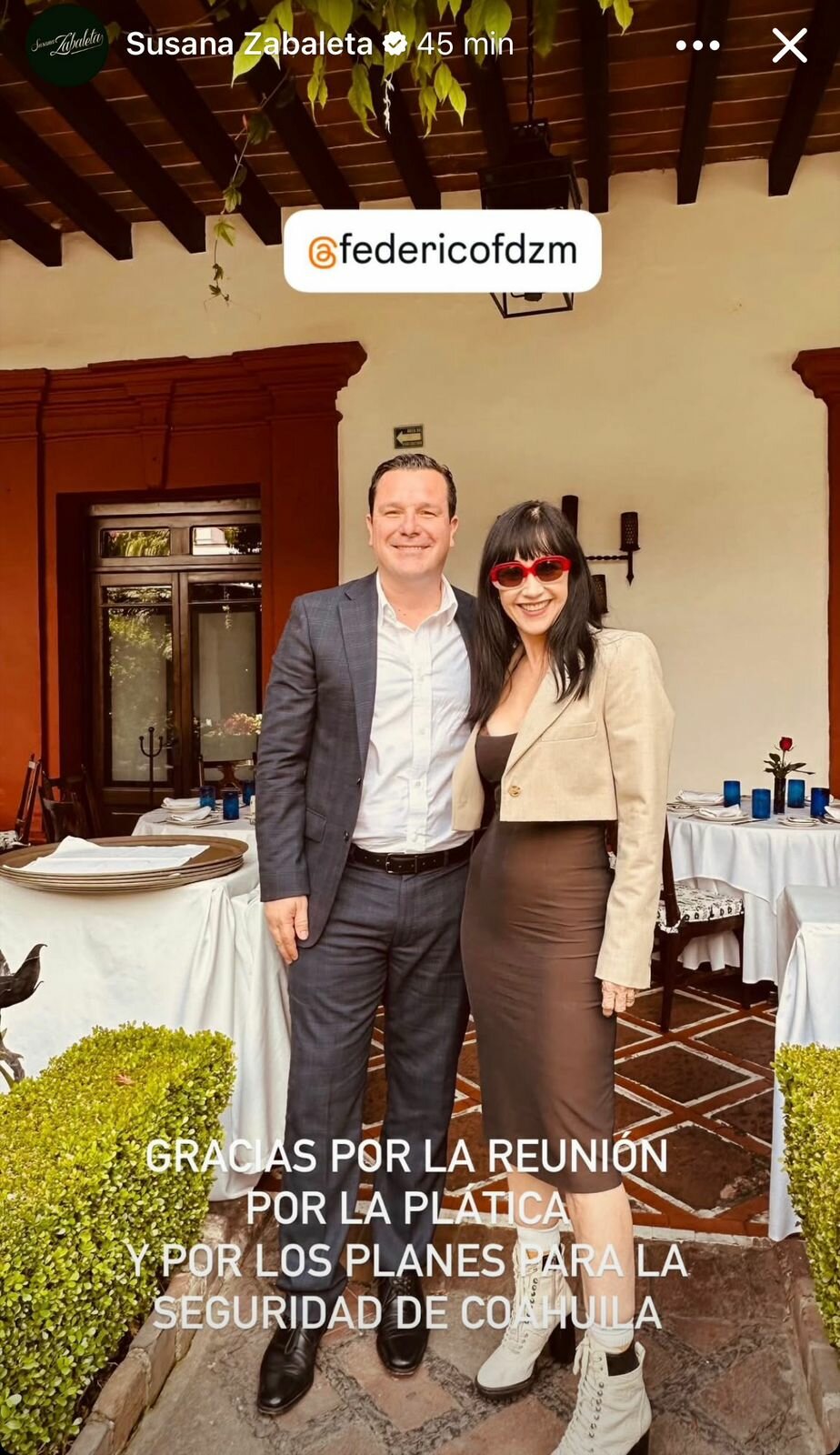 Susana Zabaleta reafirma la seguridad en Coahuila y agradece estrategias al Fiscal