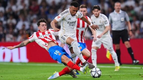 Real Madrid empata 1-1 con Girona y se aleja del Barcelona en LaLiga