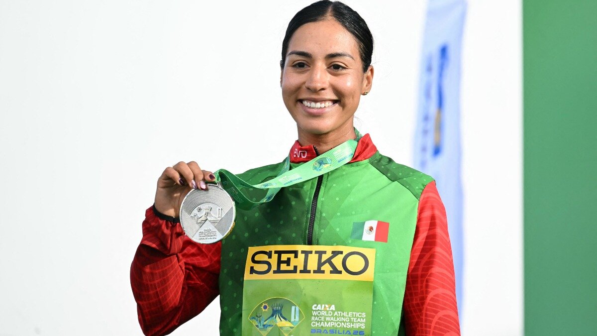 Alejandra Ortega conquista la medalla de plata en el medio maratón de marcha en Brasilia 2026