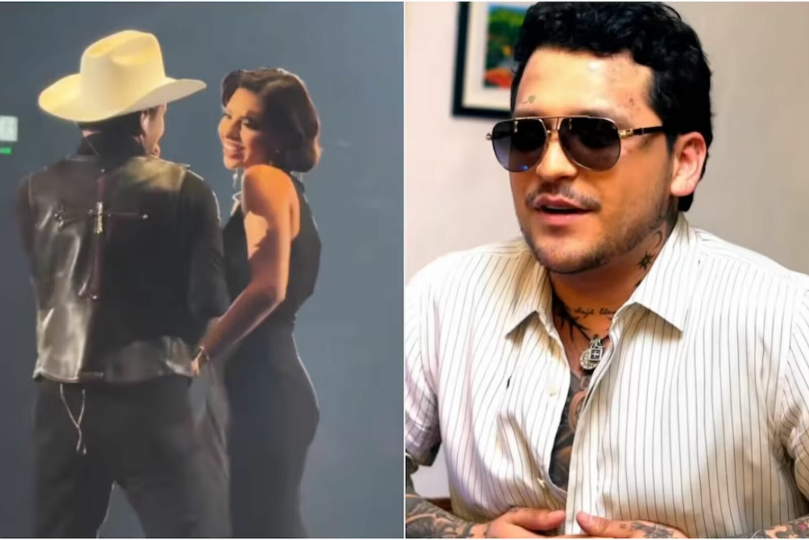 Nodal y Ángela Aguilar posponen boda religiosa por inseguridad