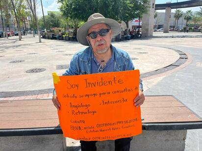 Continúa lucha por su salud: avanza tratamiento de Esteban Pérez con apoyo ciudadano en Monclova
