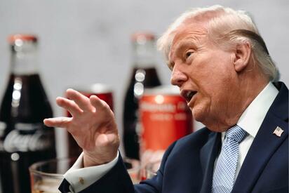 Donald Trump cree que refrescos light combaten el cáncer, revela médico