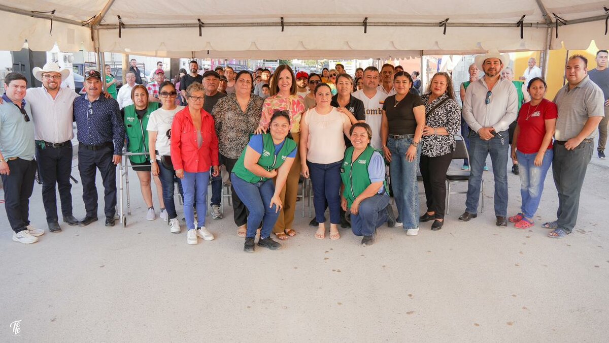Sari Pérez inicia pavimentación en jardines del aeropuerto