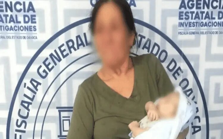 Recuperan en Oaxaca a bebé robado; caso se investiga como trata de personas
