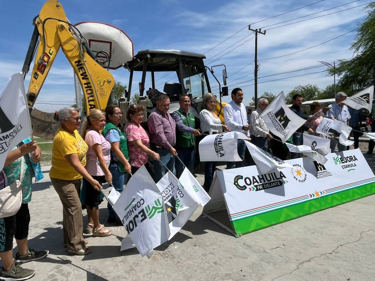 Arranca rehabilitación de plaza en Praderas con inversión municipal en Monclova