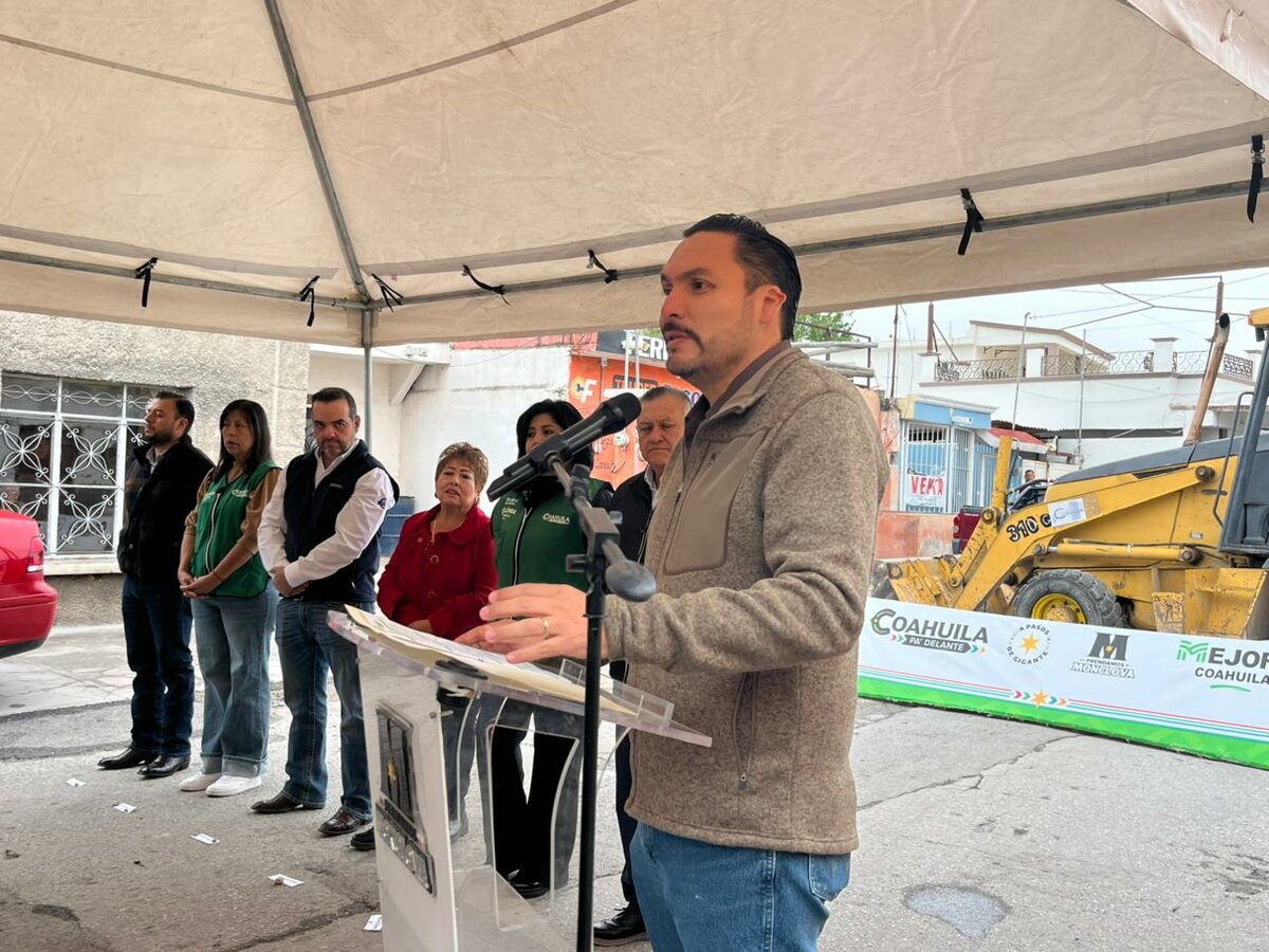 Arranca obra hidráulica de 3.7 millones de pesos en colonia El Pueblo de Monclova