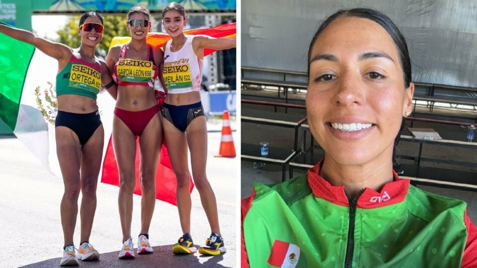 Alejandra Ortega resurge y conquista plata mundial en marcha atlética