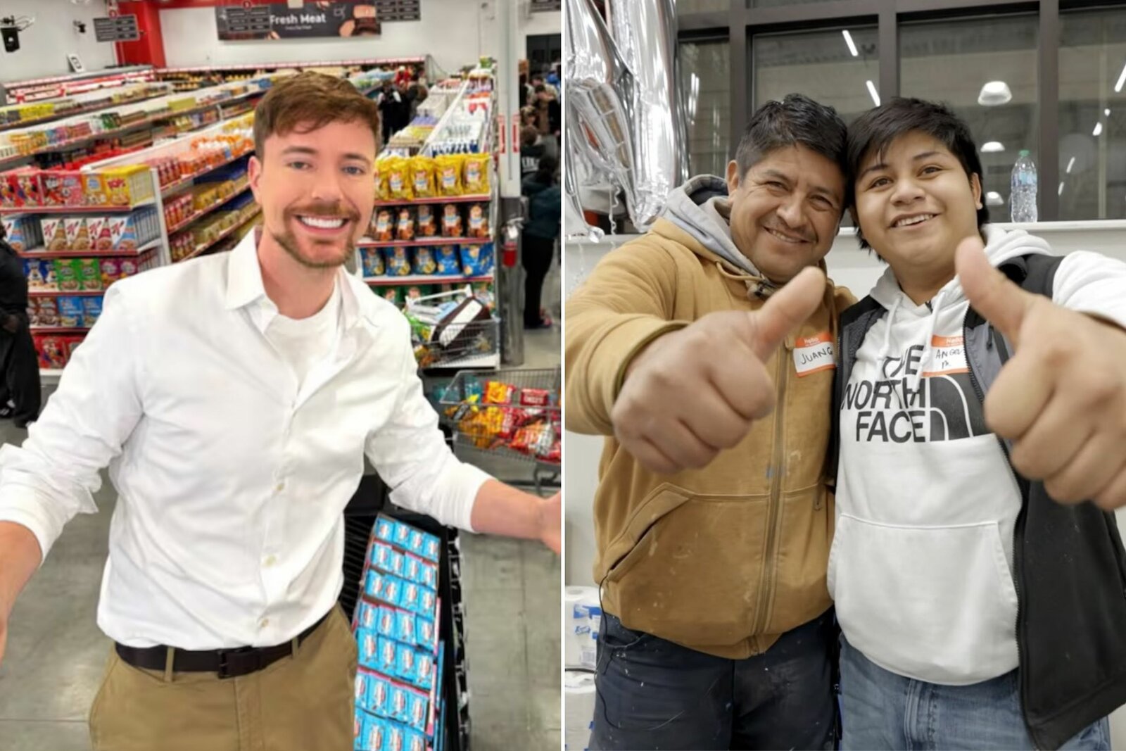 Mexicano Juan se vuelve favorito en reto de supervivencia de MrBeast dentro de supermercado