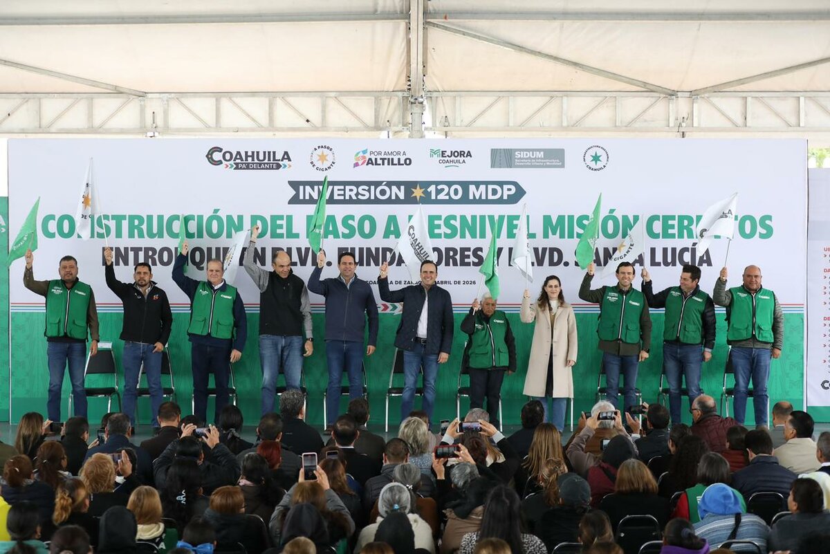 Manolo: Seguimos arrancando grandes obras de infraestructura en el estado.