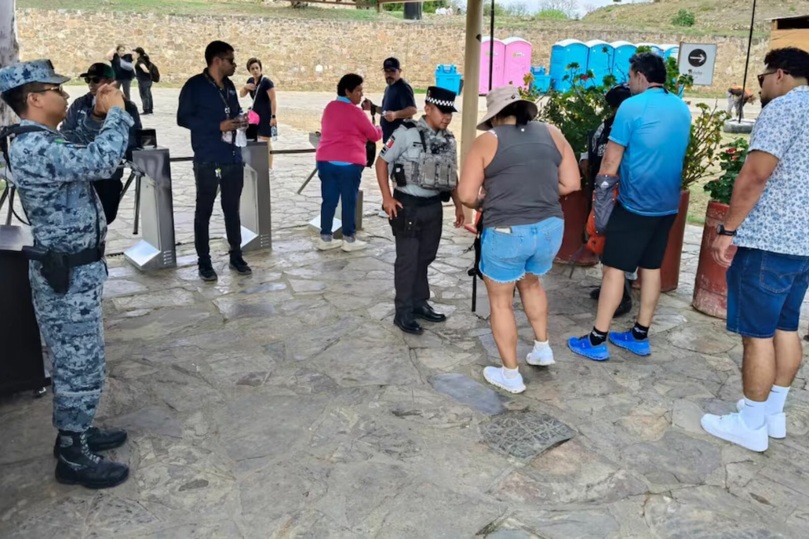 Refuerzan seguridad en Monte Albán tras tiroteo en Teotihuacán