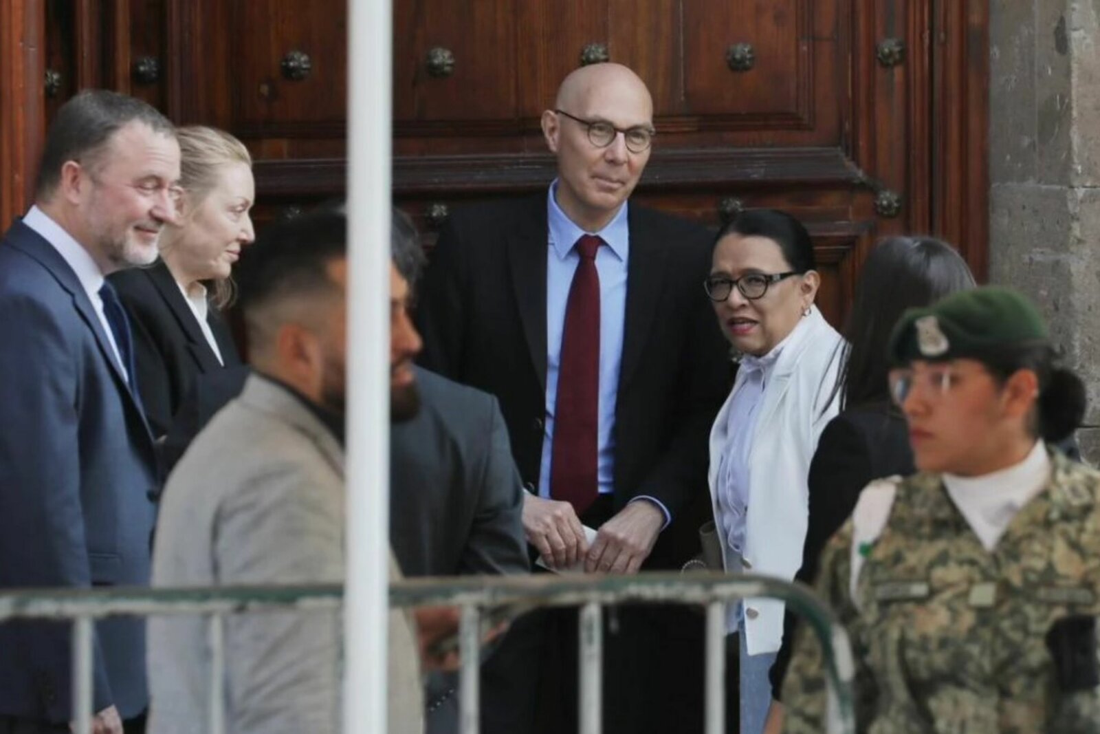 Alto Comisionado de la ONU llega a Palacio Nacional para reunión con Sheinbaum