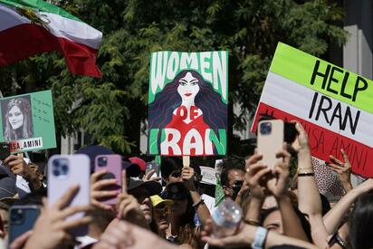 Trump asegura intervención en caso de manifestantes en Irán