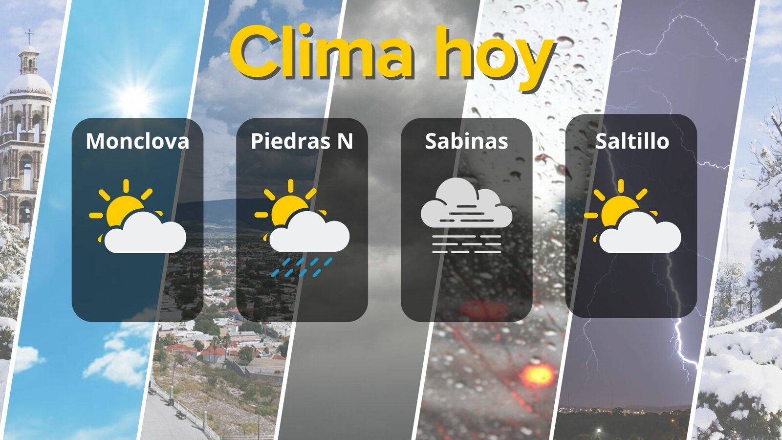Clima en Coahuila: calor intenso en Monclova y niebla en Sabinas con vientos moderados