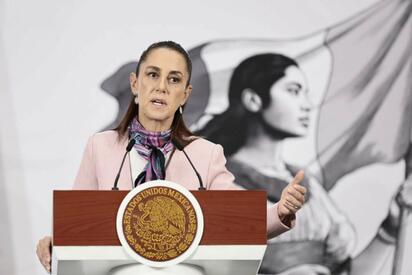 Sheinbaum reconoce existencia del delito de desaparición en México