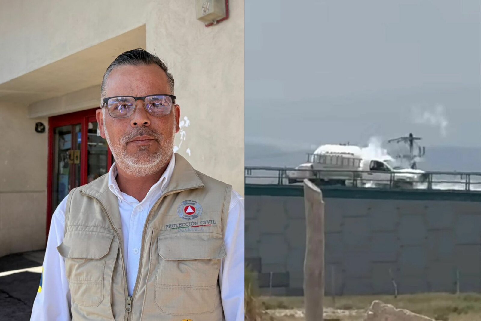 Fuga de gas en puente de Frontera detona operativos en pipas