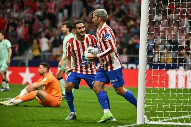Griezmann y doblete de Sørloth dan triunfo al Atleti sobre el Athletic