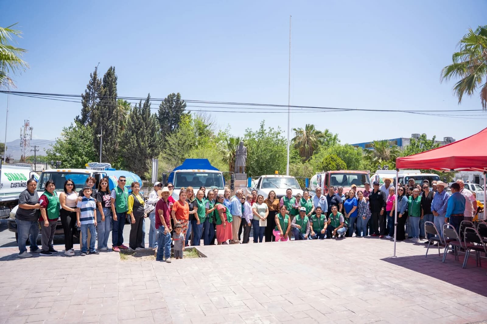 Refuerza Castaños abasto de agua con entrega y rehabilitación de pipas
