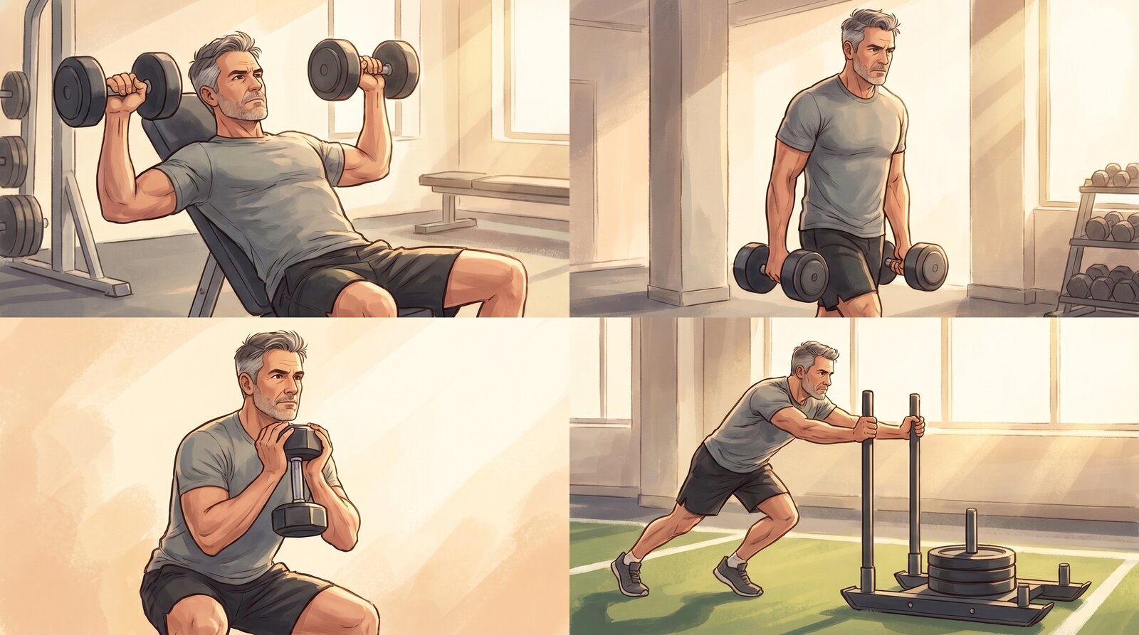 A partir de los 40 años, el enfoque del entrenamiento físico cambia: ya no se trata solo de la apariencia o del rendimiento inmediato, sino de conservar