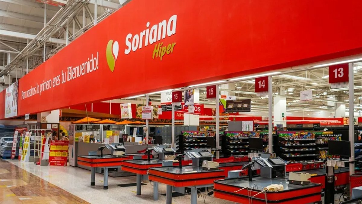Acciones de Soriana avanzan pese a caída en ventas