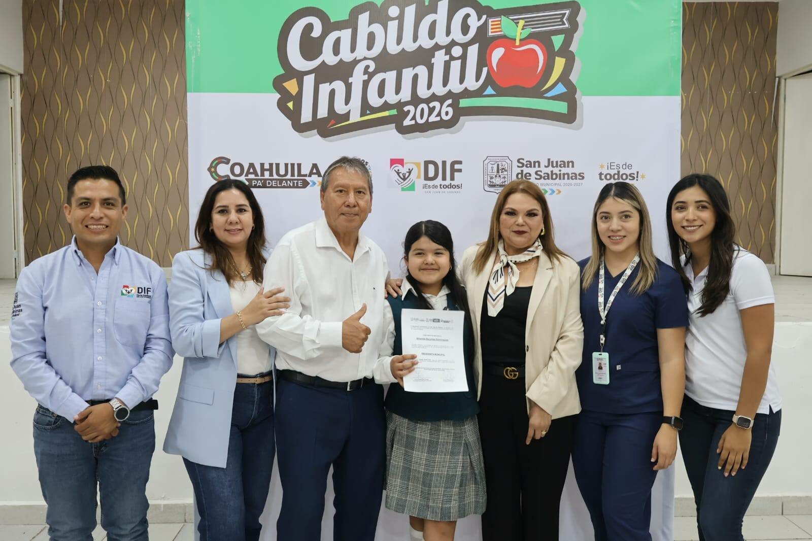 Cabildo Infantil 2026 en San Juan de Sabinas entrega nombramientos