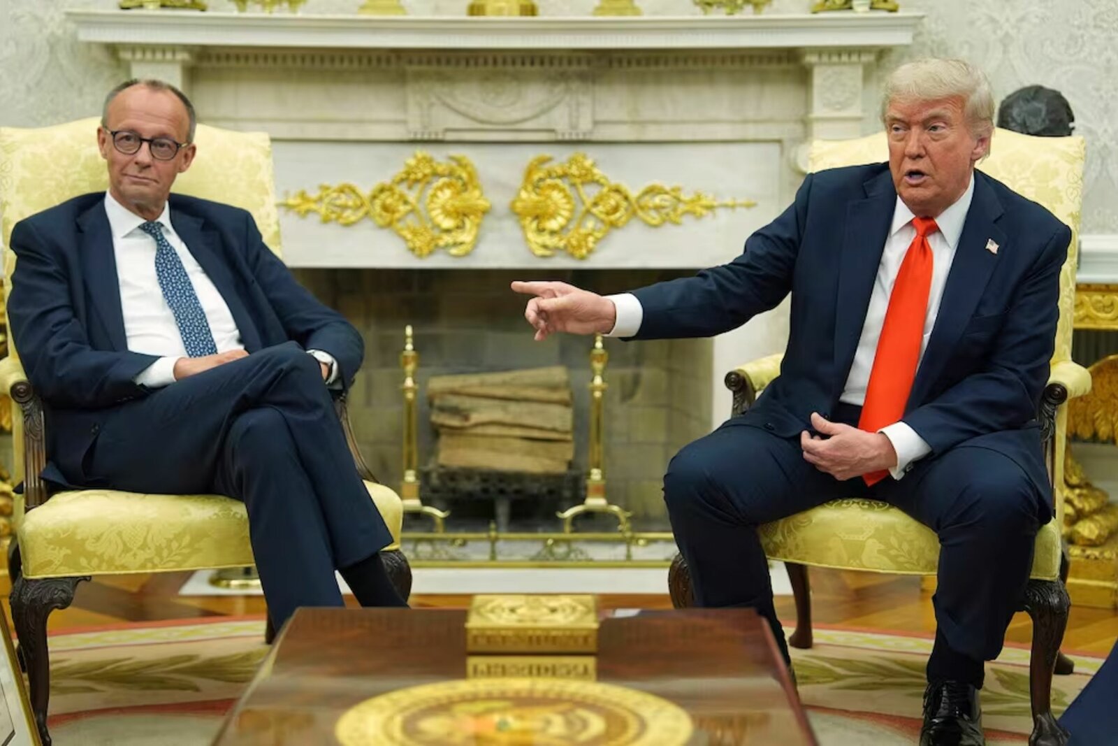 CANCILLER ALEMÁN El presidente Donald Trump respondió con críticas al canciller alemán Friedrich Merz, luego de que este cuestionara la estrategia de Estados Unidos