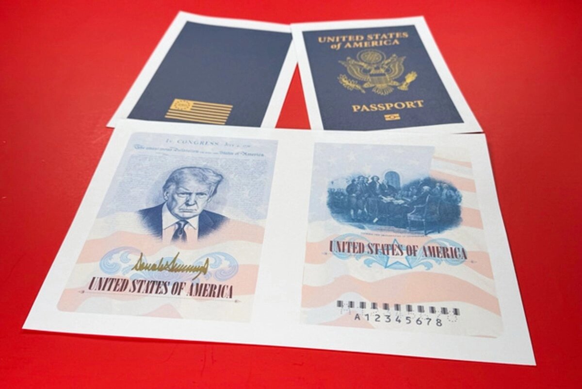Estados Unidos emitirá pasaportes conmemorativos por el 250 aniversario de su independencia, con ilustraciones especiales y un retrato de Donald Trump