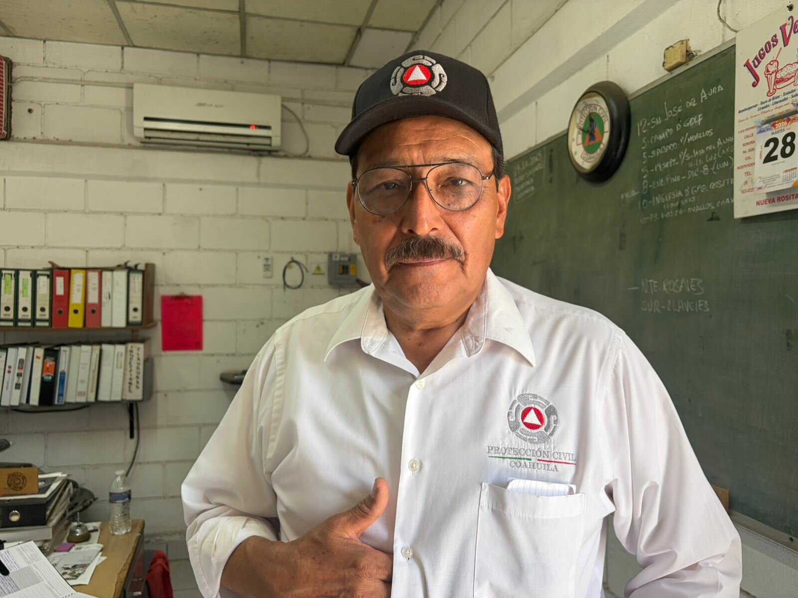 Tormenta con granizo en Nueva Rosita dejó saldo blanco; Protección Civil mantuvo vigilancia constante y confirmó ausencia de daños mientras se monitorean