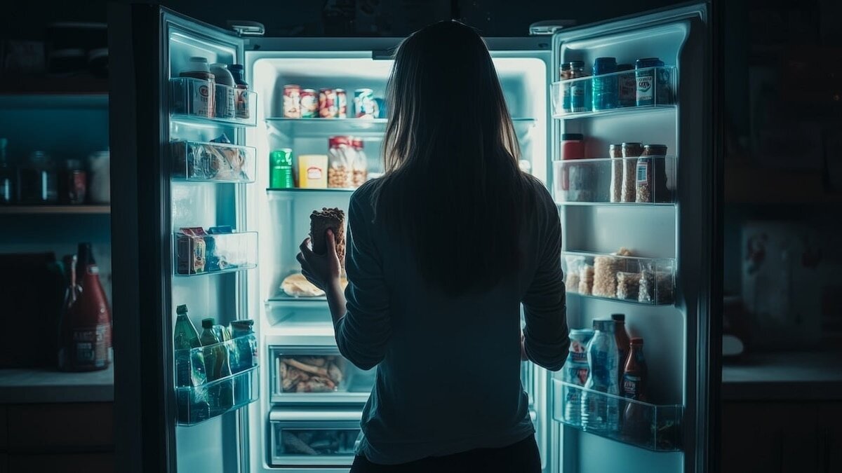 Comer a altas horas de la noche podría agravar los problemas digestivos asociados al estrés, según una investigación reciente.  El estudio sugiere que quienes