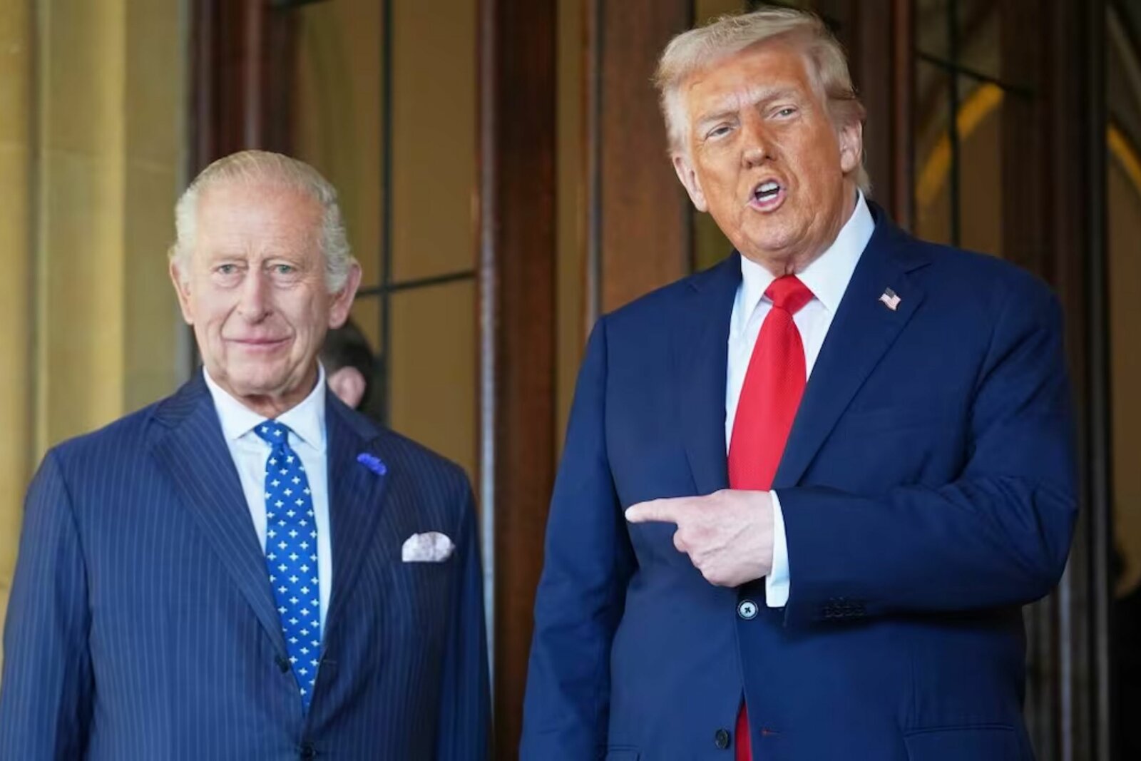 “Ustedes hablarían francés”: la broma del rey Carlos III a Trump en la Casa Blanca