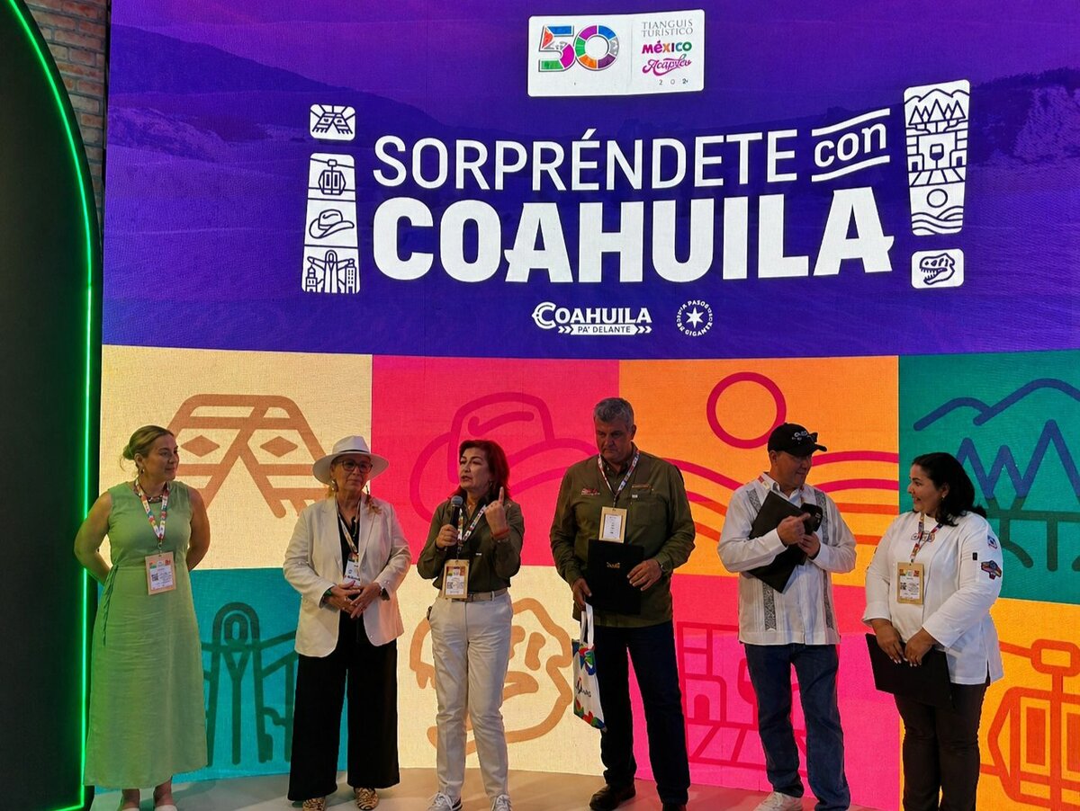 La Ruta del Desierto de Coahuila se proyecta a nivel internacional en el Tianguis Turístico