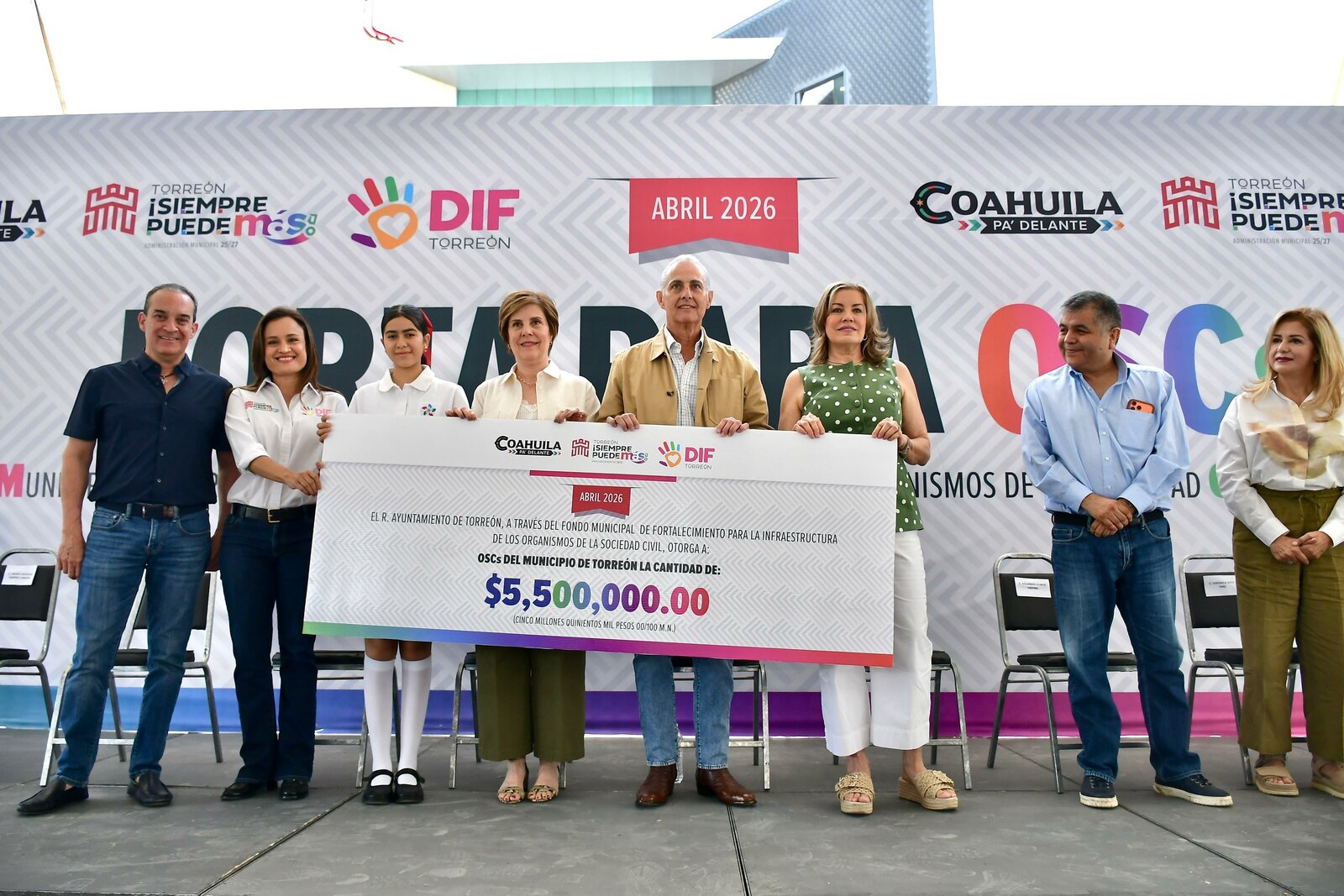 Román Alberto Cepeda González entrega recursos del Forta 2026 a 38 organismos de la sociedad civil