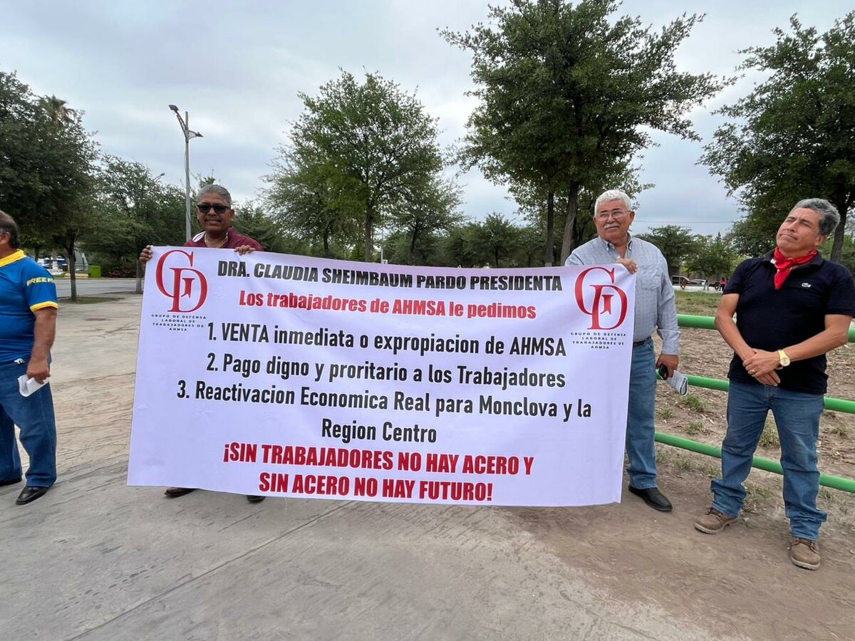 Obreros convocan a marcha este viernes ante crisis de AHMSA y falta de soluciones