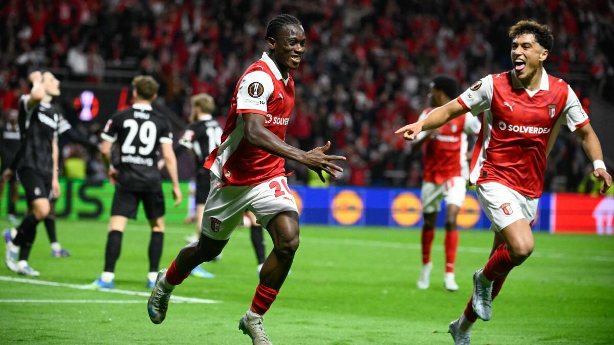 Braga vence 2-1 a Friburgo en la ida de semifinales de la Europa League