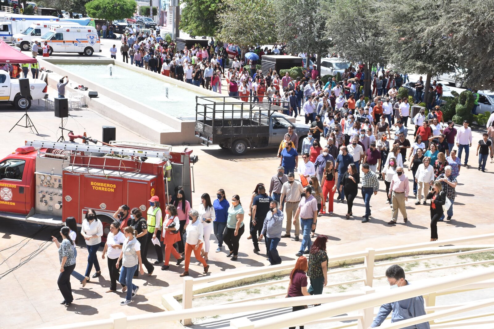 Torreón se une al Primer Simulacro Nacional