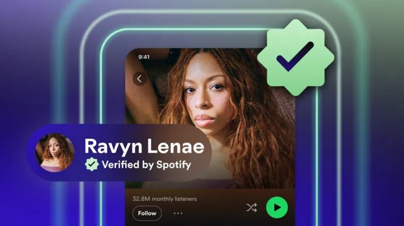Spotify lanza insignia "Verificado" para identificar artistas humanos, no IA