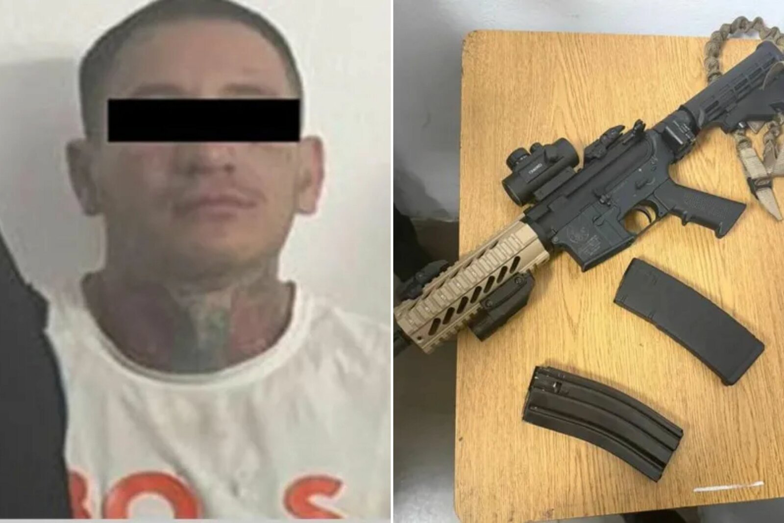 Detienen en Edomex a hombre armado con rifle AR-15