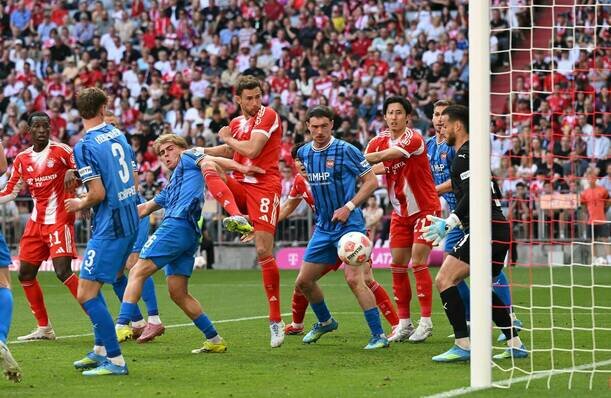 Bayern empata 3-3 ante el colista Heidenheim con autogol en el minuto 100