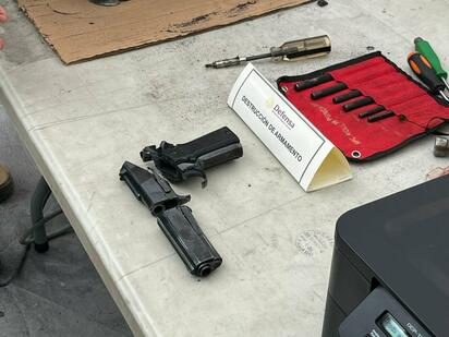 CANJE DE ARMAS Durante el periodo establecido, se logró la recepción de 20 armas de fuego, entregadas de manera voluntaria por la ciudadanía.  La administración municipal