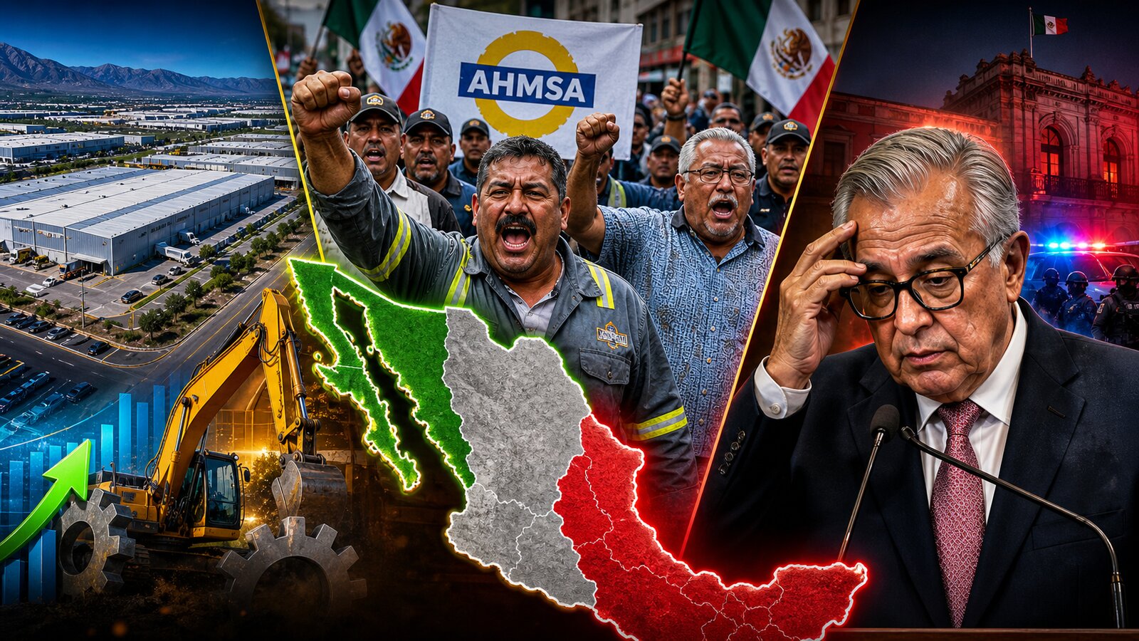 Coahuila y Sinaloa, entre inversión, protestas y crisis política actual