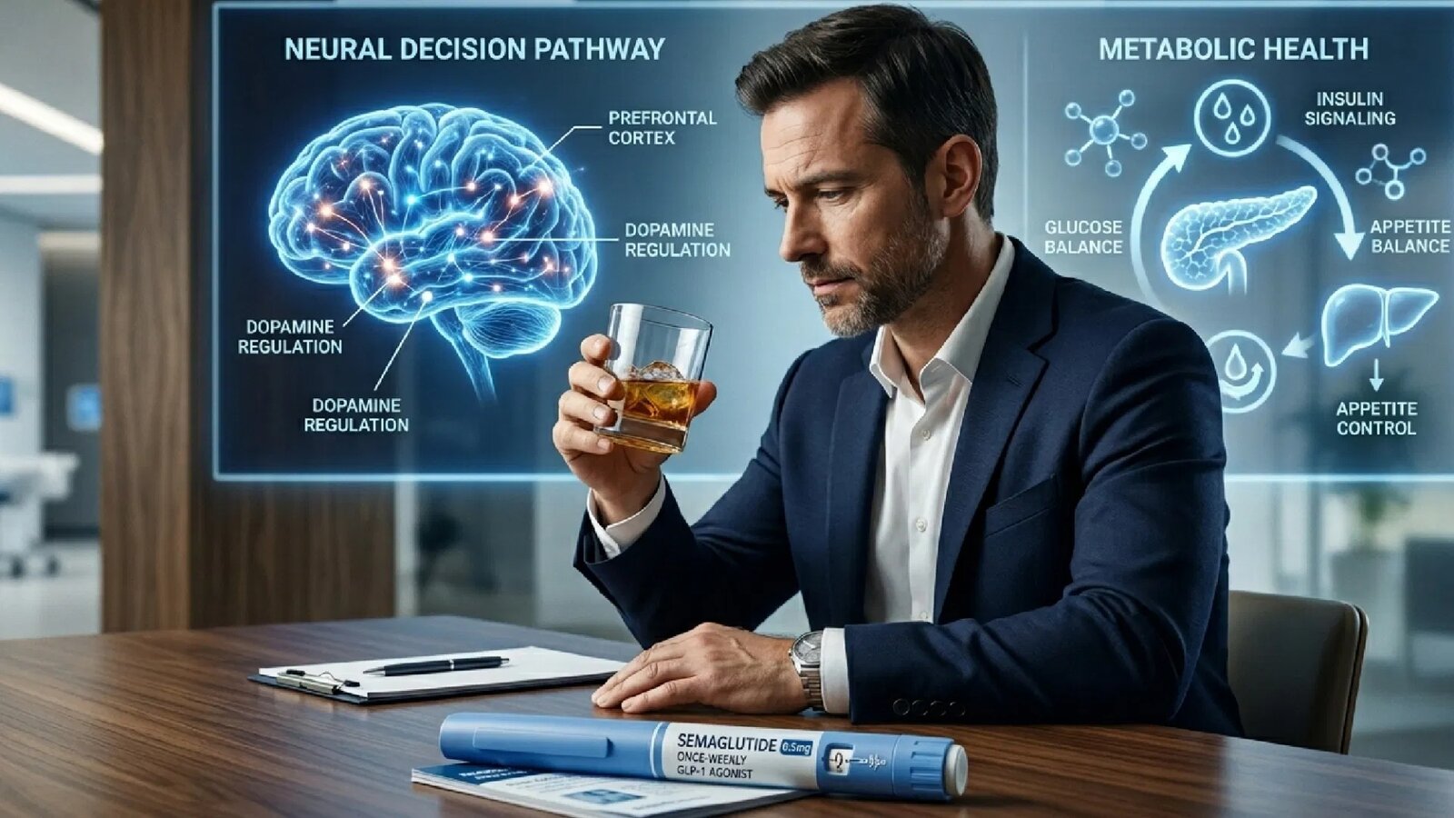Semaglutida y alcoholismo: medicamento para diabetes muestra resultados alentadores